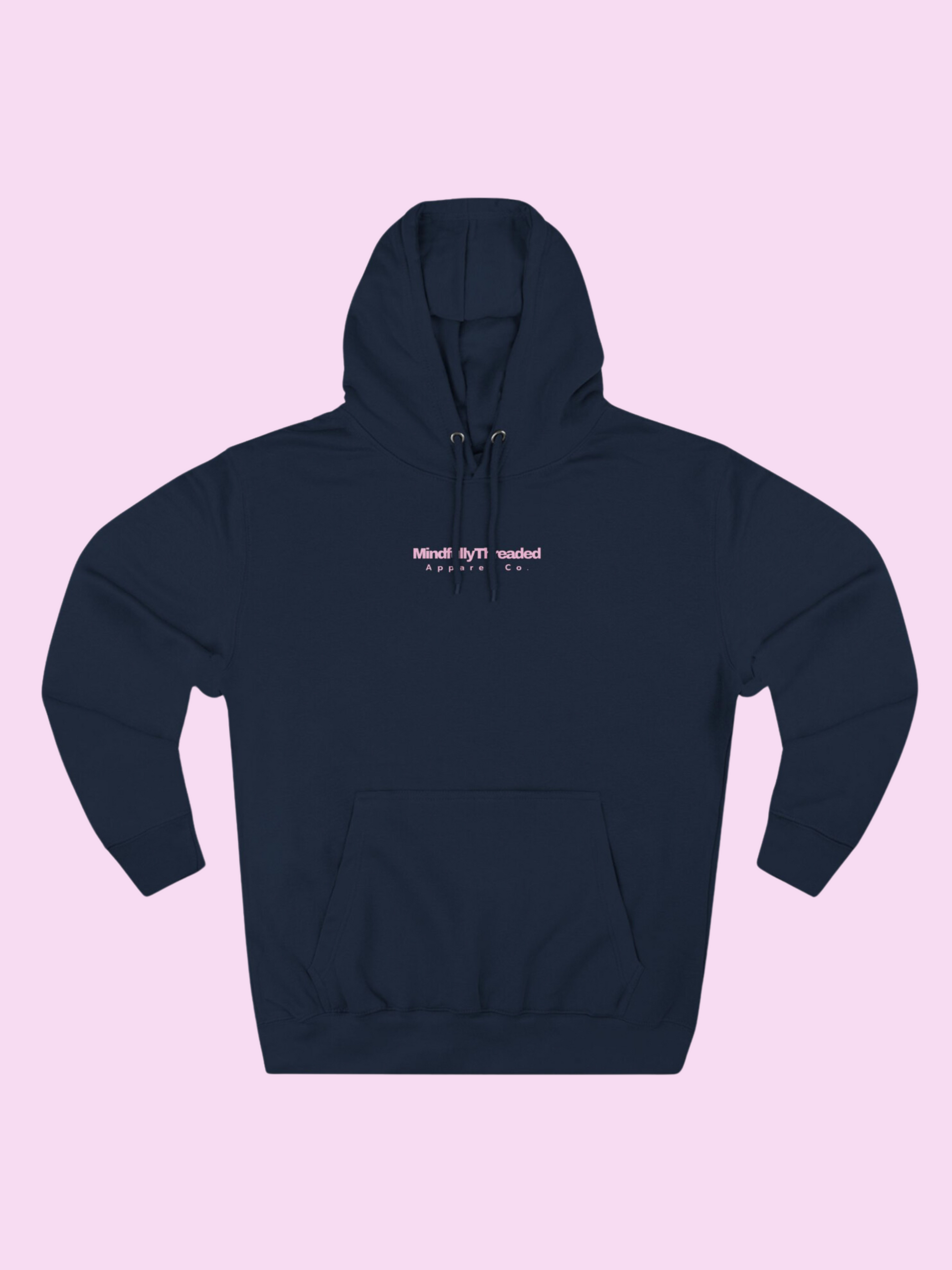 Navy blue and pink soft sweatshirt